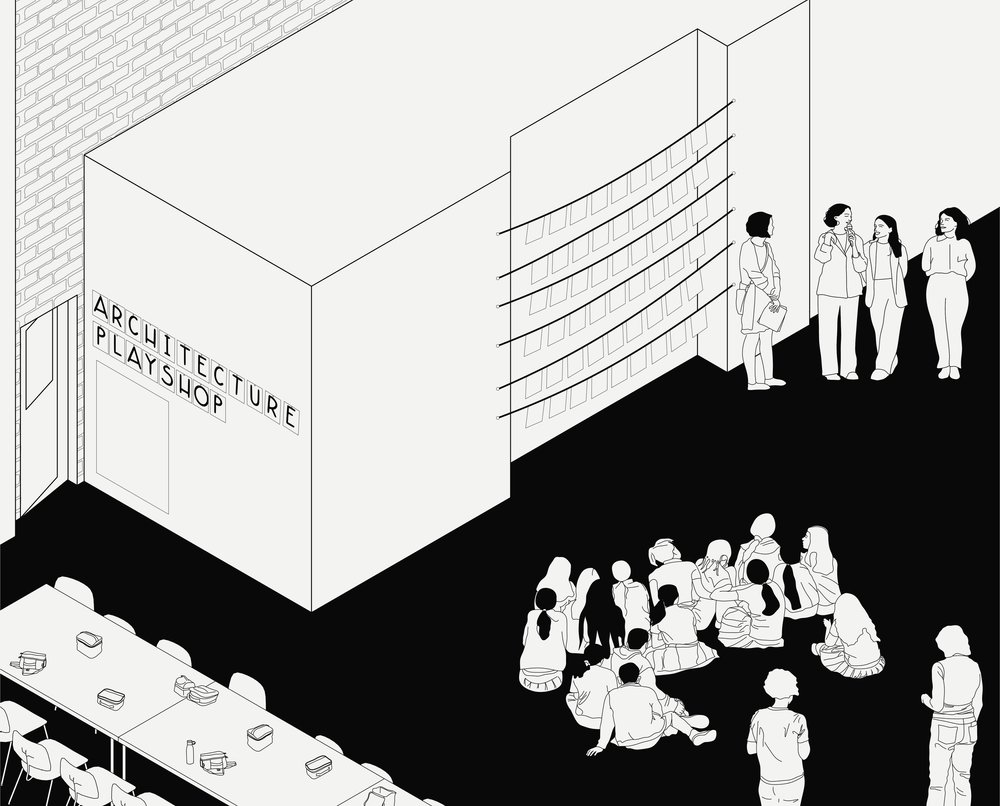  Figure 18. Drawings of Playshop exhibition at the School of Architecture at McGill University, May 2023. 