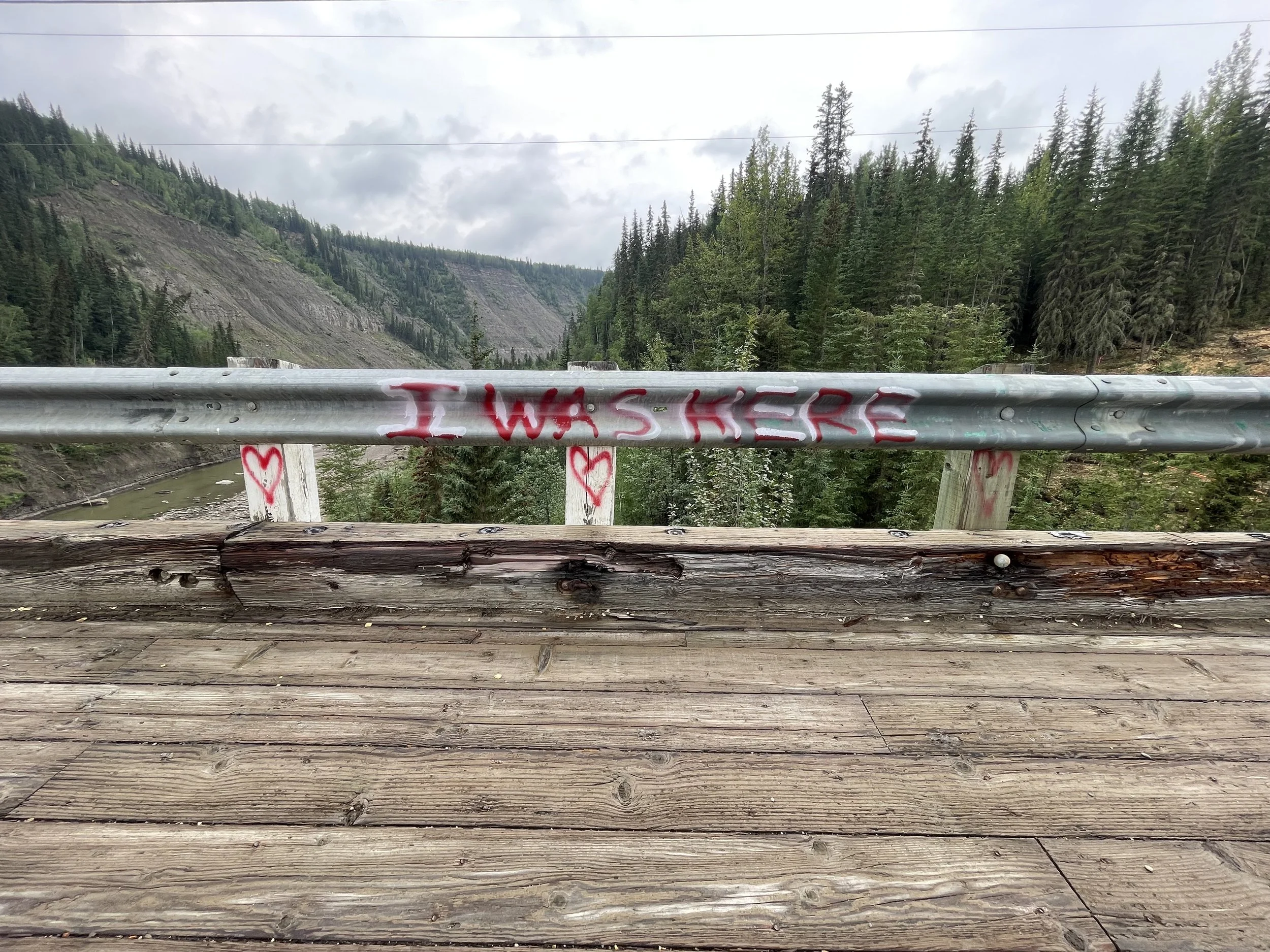 Figure 5. A tag “I was here,” a fitting inscription on this World War II-era structure given the storied history of a slight variation of the war tag, “Kilroy was here.” Photograph by Desiree Valadares, 2023. 
