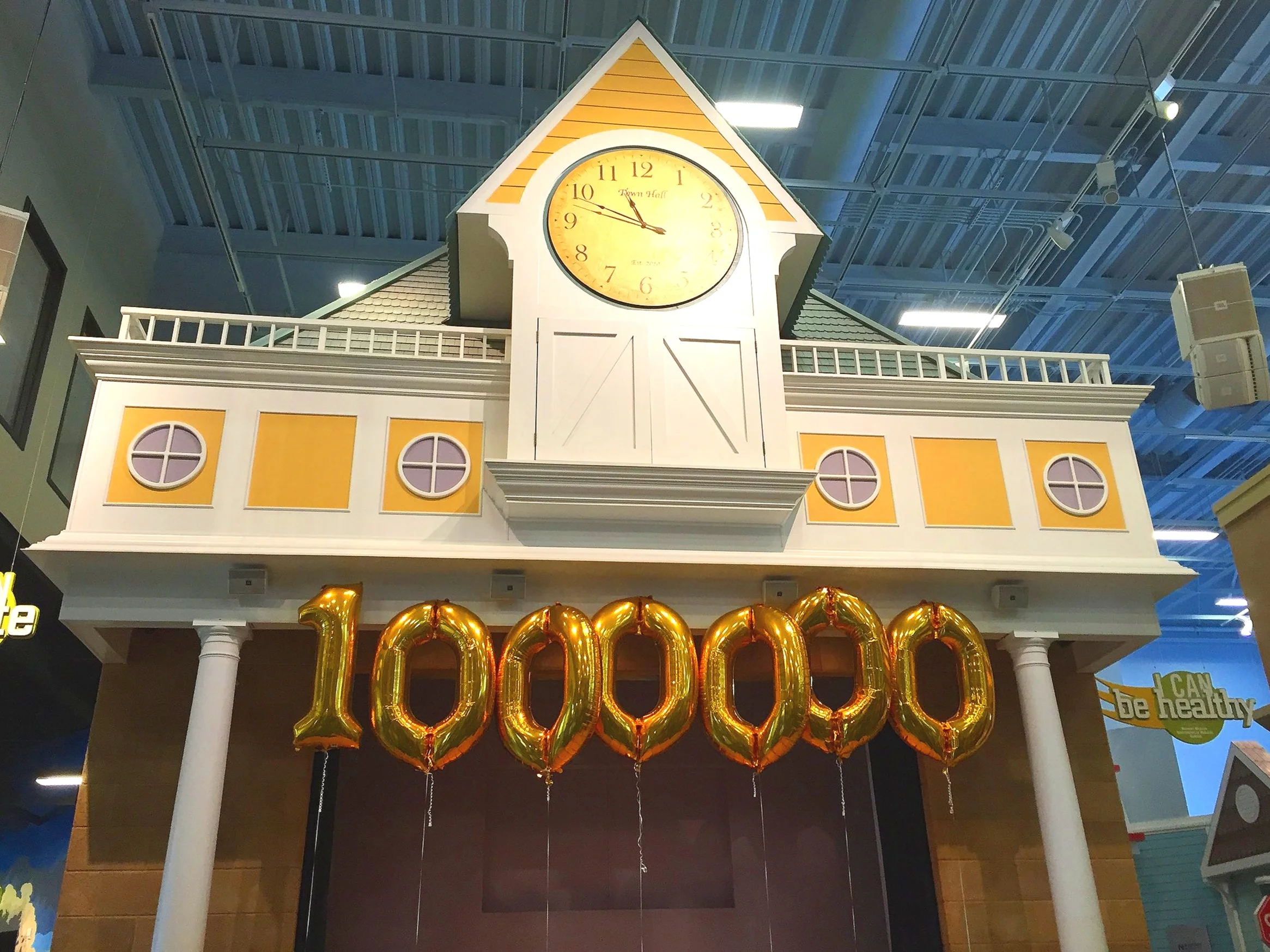  Discovery Place Kids Huntersville has seen over 1,000,000 visitors.  