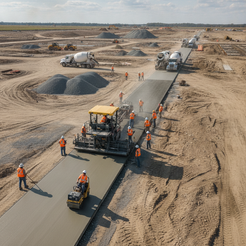 Pavement Design for Data Centers: Engineering for Heavy Loads and Mission-Critical Uptime