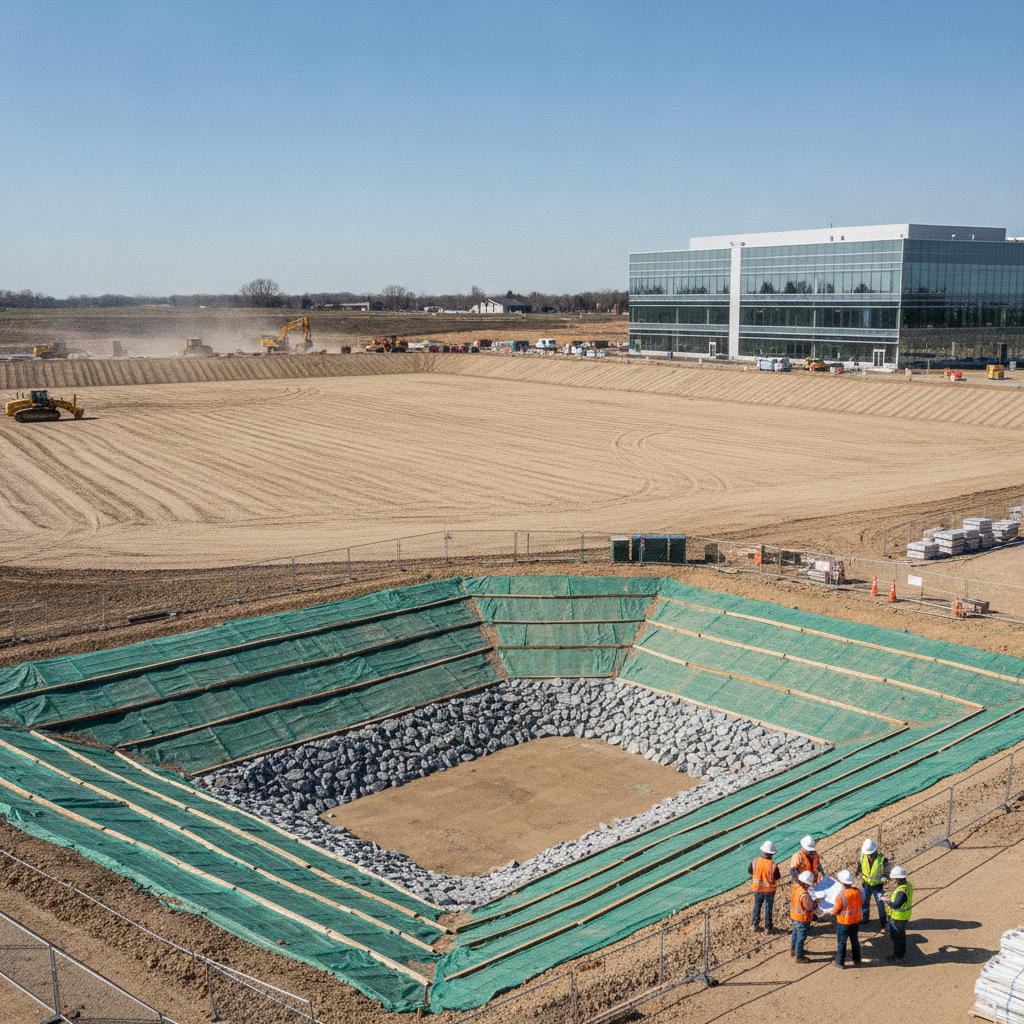 Infiltration Basin Design for Data Center Campuses