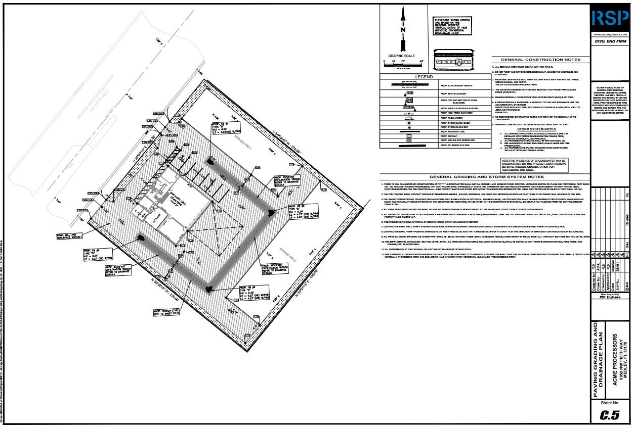 Paving Grading and Drainage Plan_.PNG