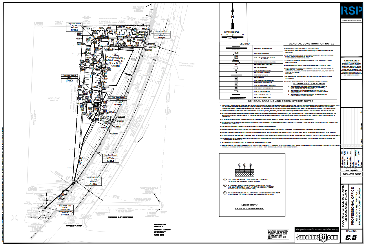 Paving grading and drainage plan.PNG