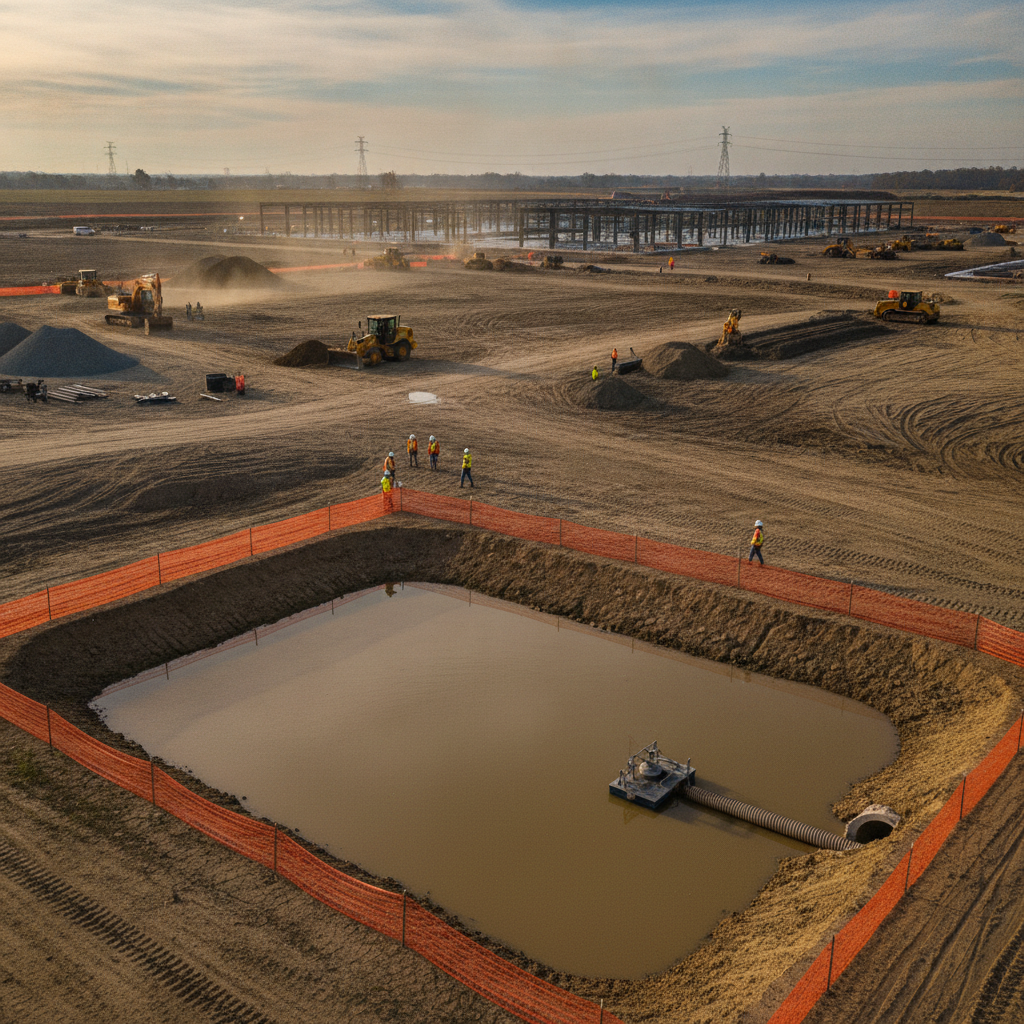 Data Center Sediment Control During Construction