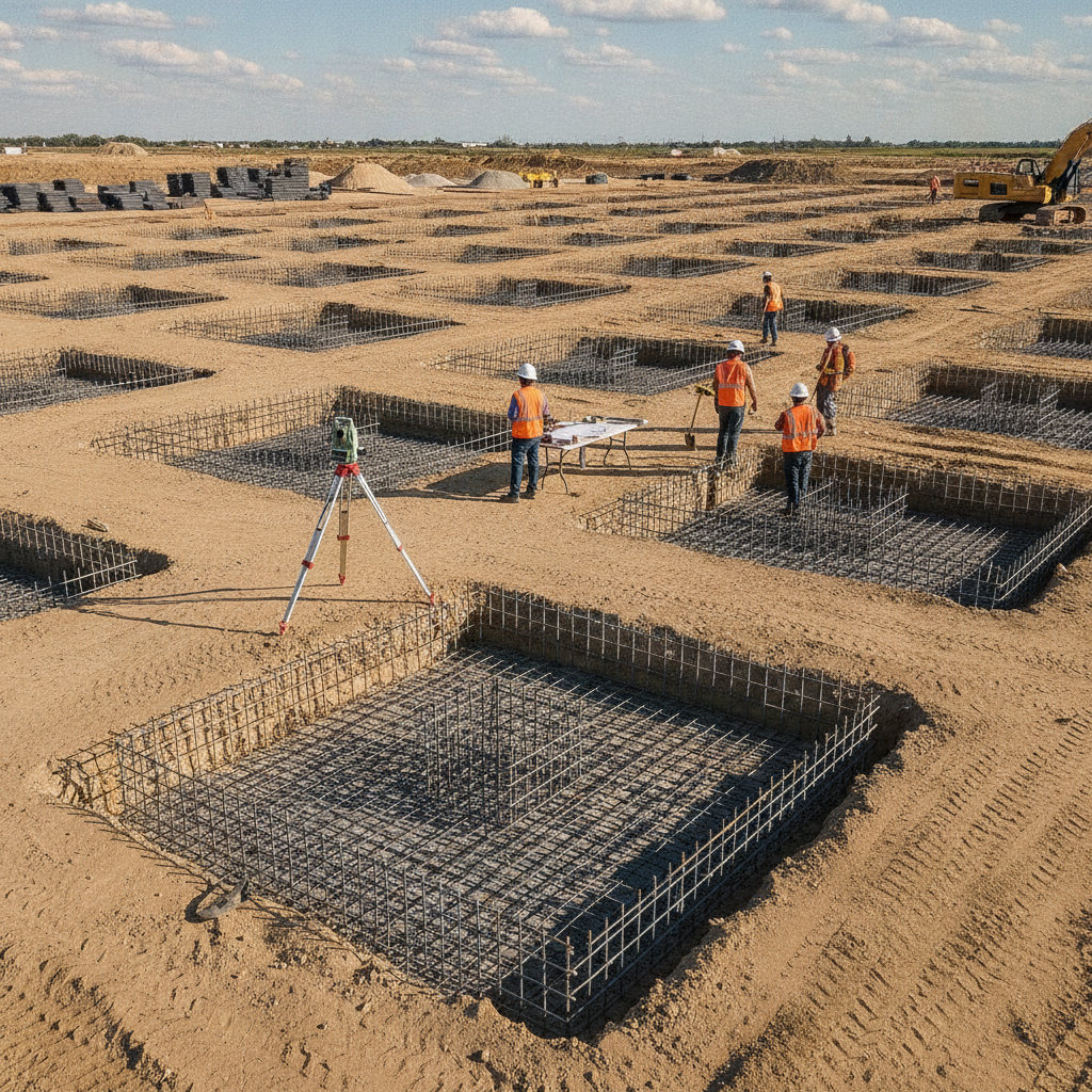 Data Center Spread Footing Design