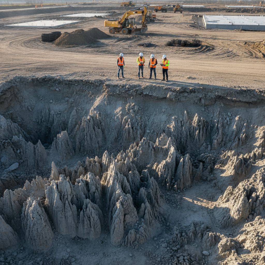 Data Center Karst Terrain Engineering