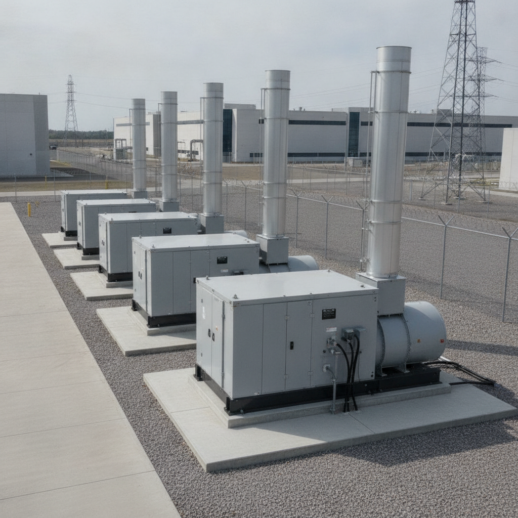 Data Center Generator Yard Planning