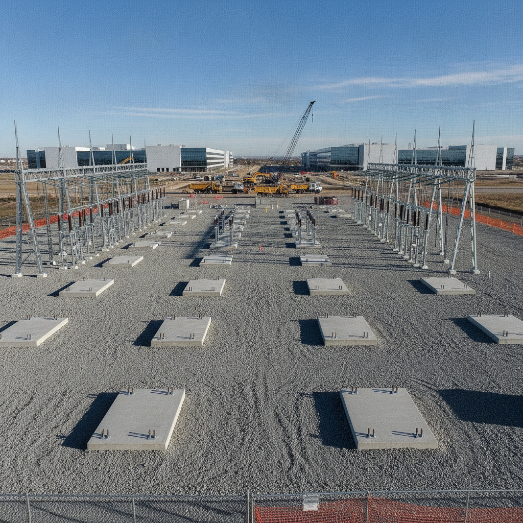 Planning Substation Areas for Data Center Developments