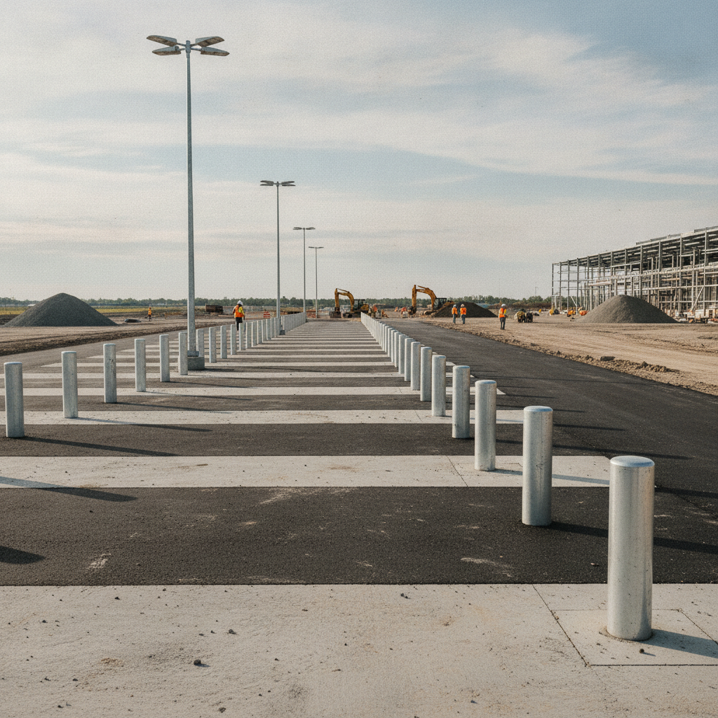 Designing Secure Vehicle Screening Areas for Data Centers