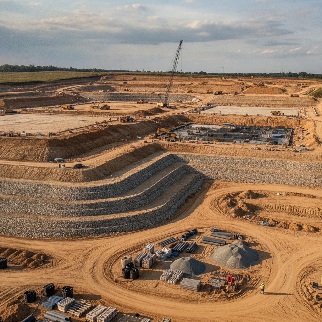 Preparing Data Center Sites With Variable Topography
