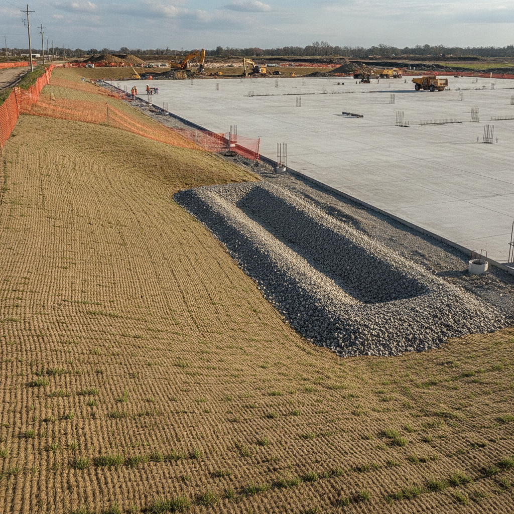 Designing Stable Slopes Around Data Center Campuses