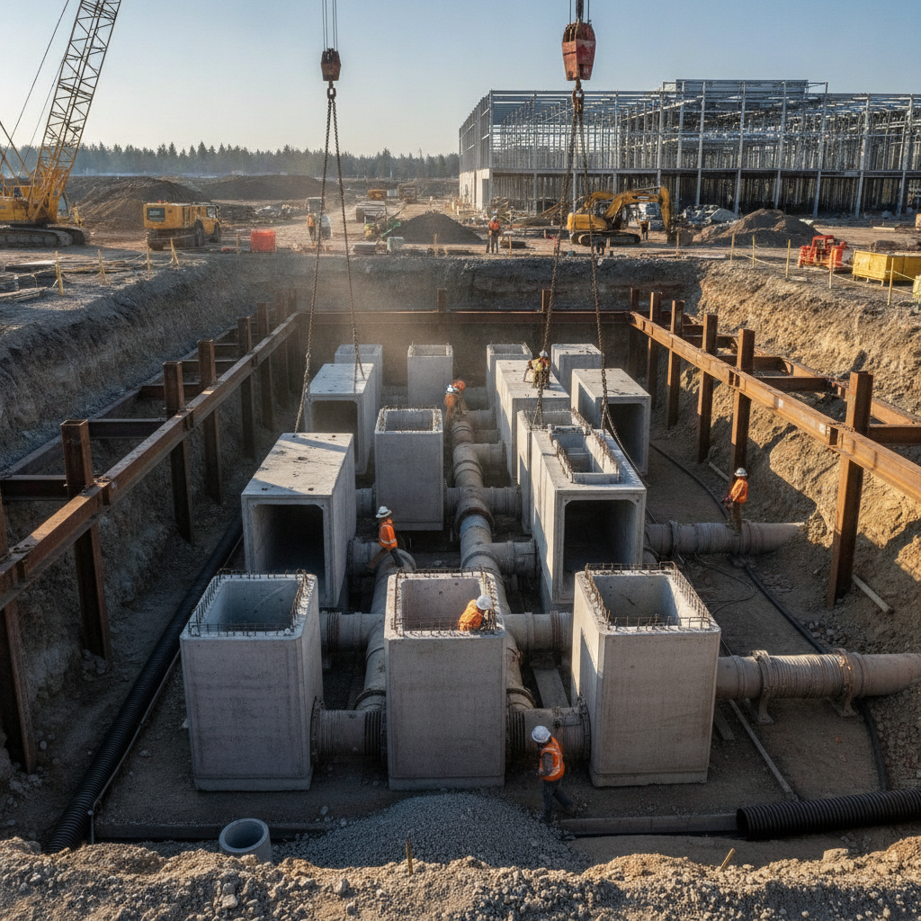 Underground Stormwater Storage for Space-Constrained Data Centers