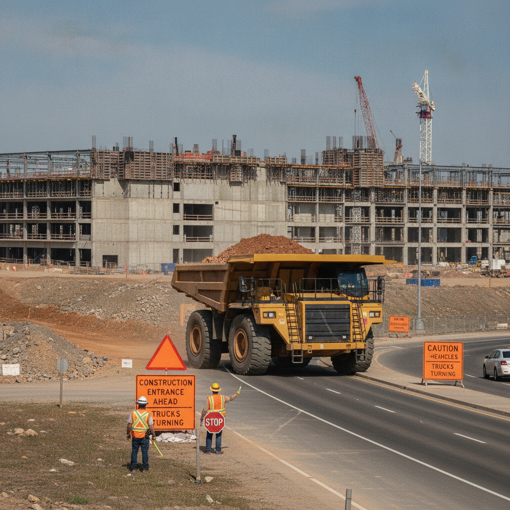 Construction Haul Routes for Data Center Projects