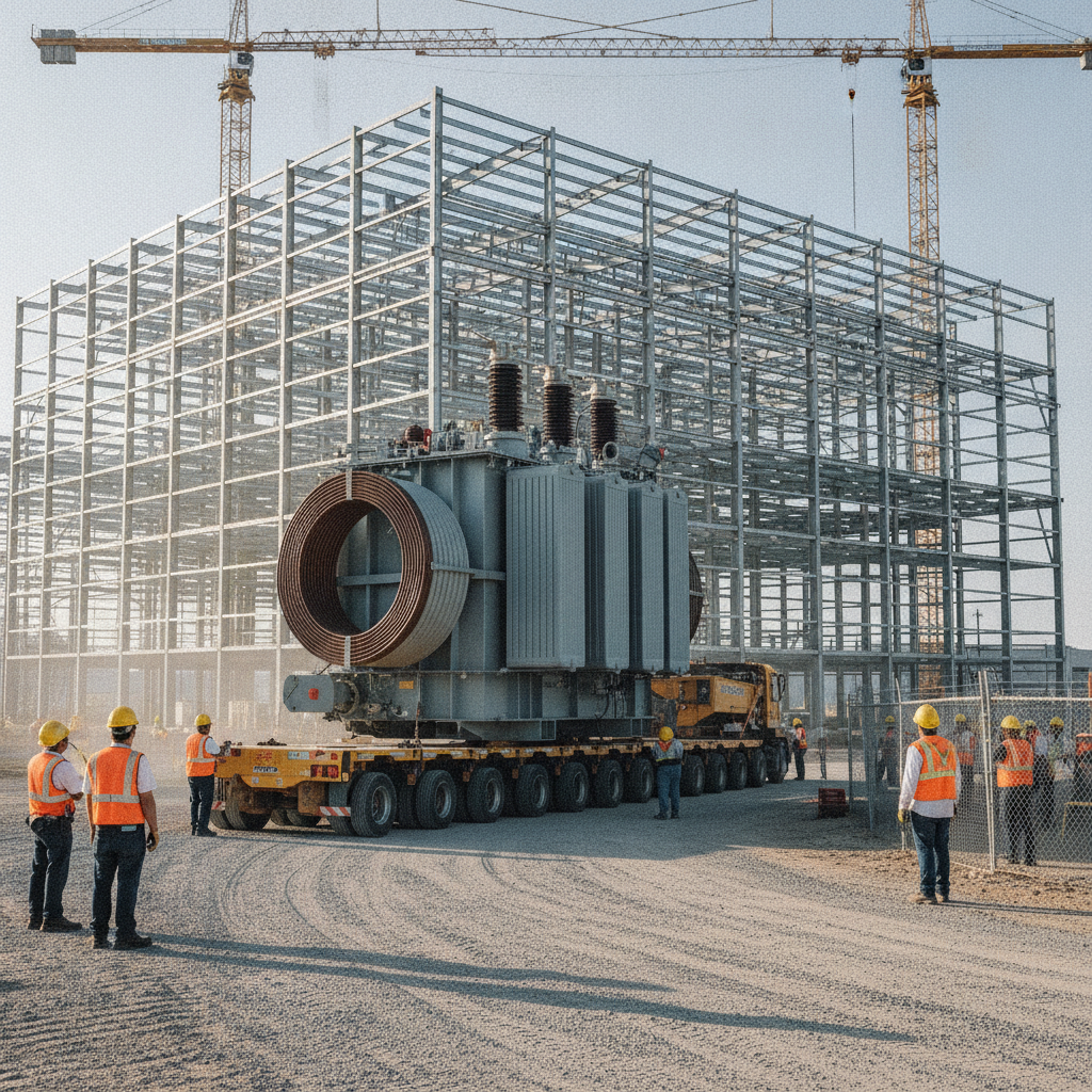 Delivery Route Planning for Transformers and Generators