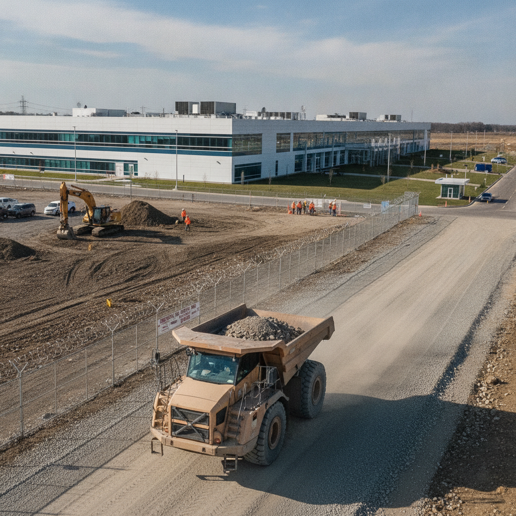 Equipment Delivery Planning for Phased Data Center Campuses