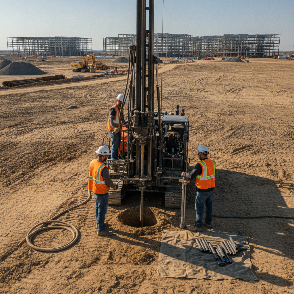 Determining Boring Depths for Data Center Buildings