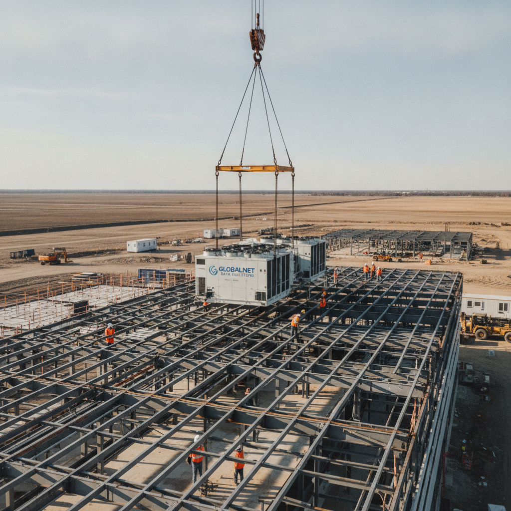 Roof Framing for Data Center Mechanical Equipment