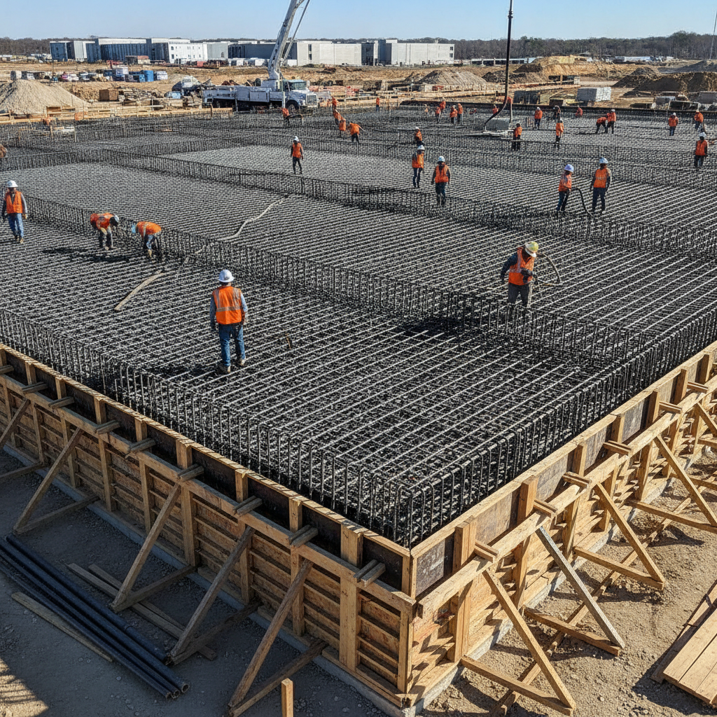 Mat Foundations for High-Load Data Center Structures