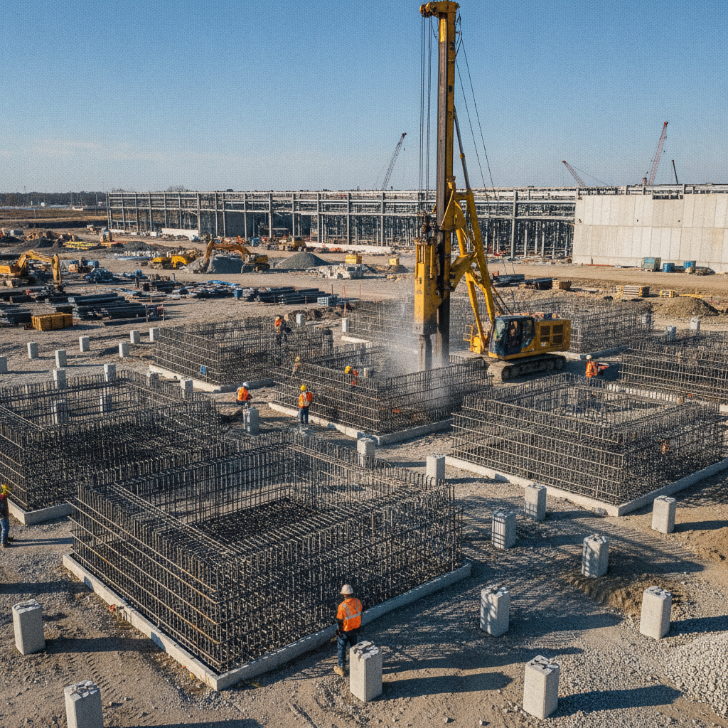 Pile-Supported Data Center Buildings