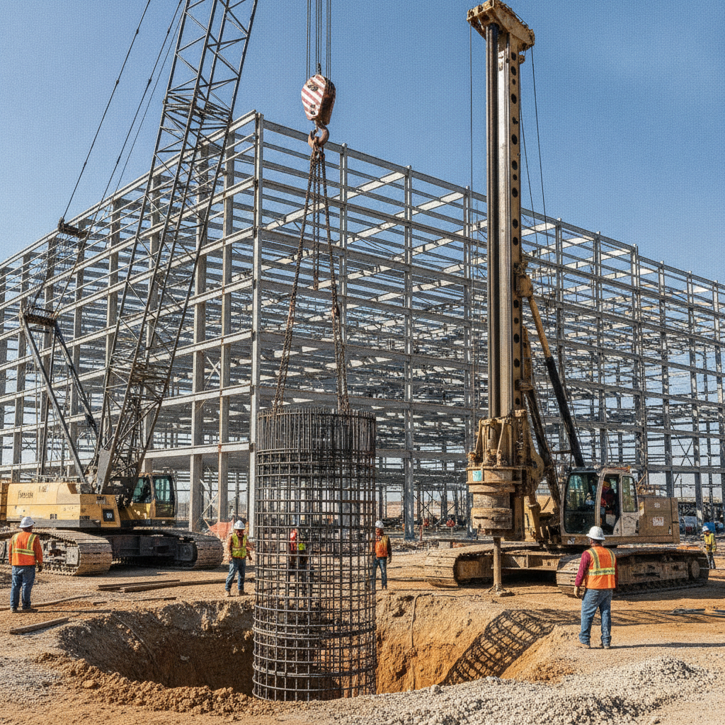 Drilled Shaft Applications for Data Center Construction