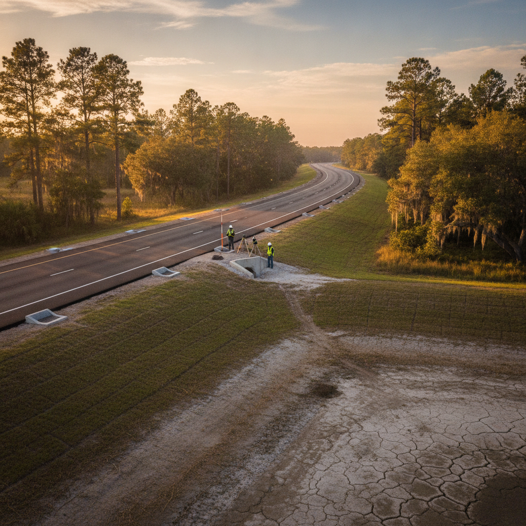 Case Study: Design vs. As-Built Drainage Analysis for an FDOT Roadway Widening on SR 484 in Ocala, Florida