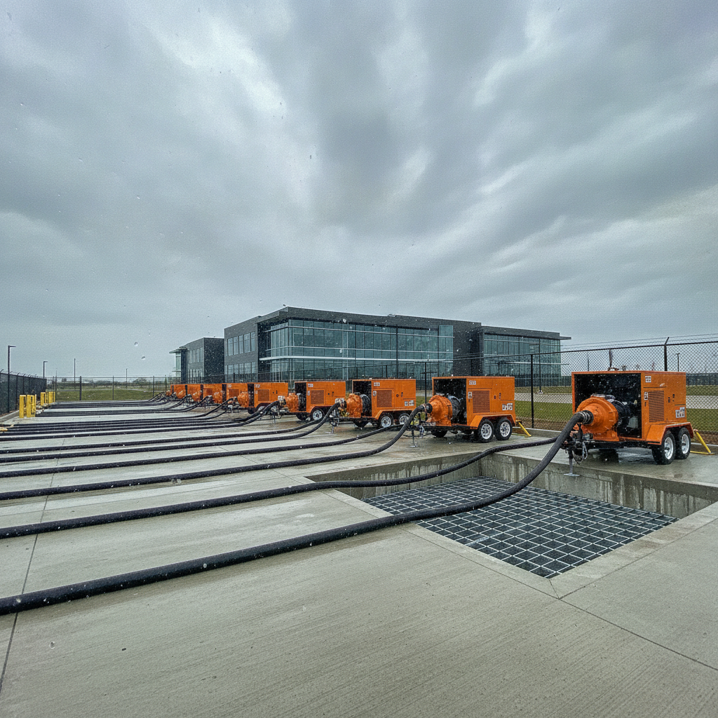 Emergency Drainage Planning for Data Center Operations