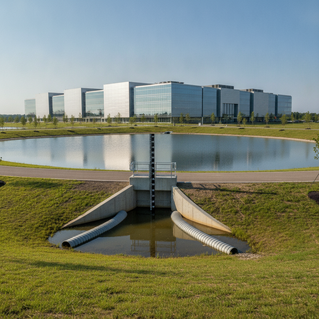 Modeling Data Center Pond Recovery and Drawdown