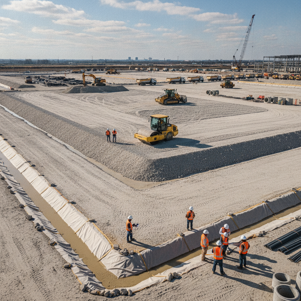 Grading Data Center Sites in Flat Terrain: A Civil Engineering Perspective