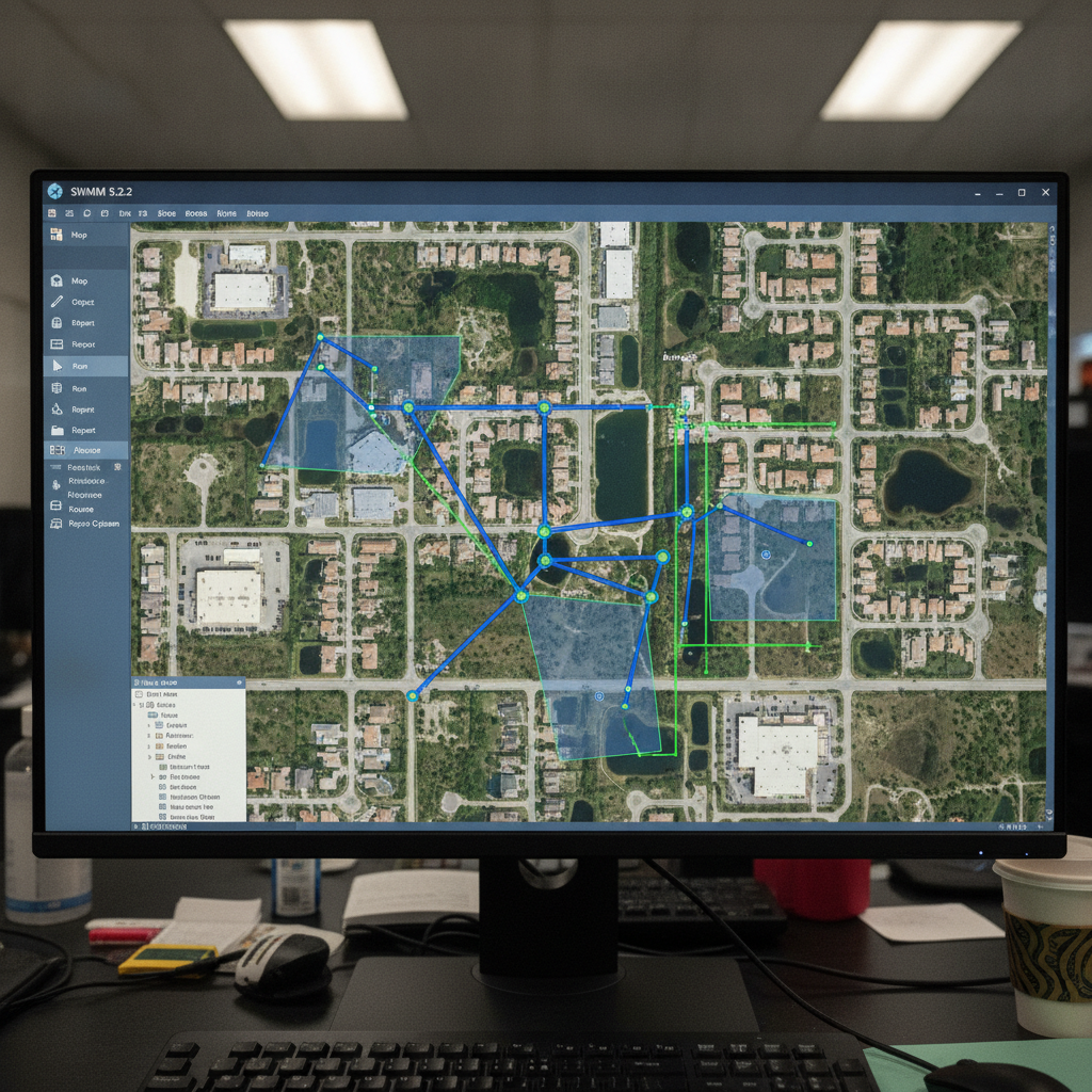 Mastering Florida Drainage Design: A Guide to Using SWMM for Stormwater Modeling