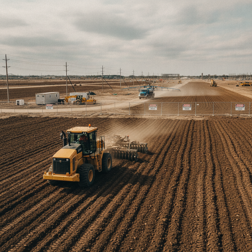 Moisture Conditioning Earthwork for Data Center Construction