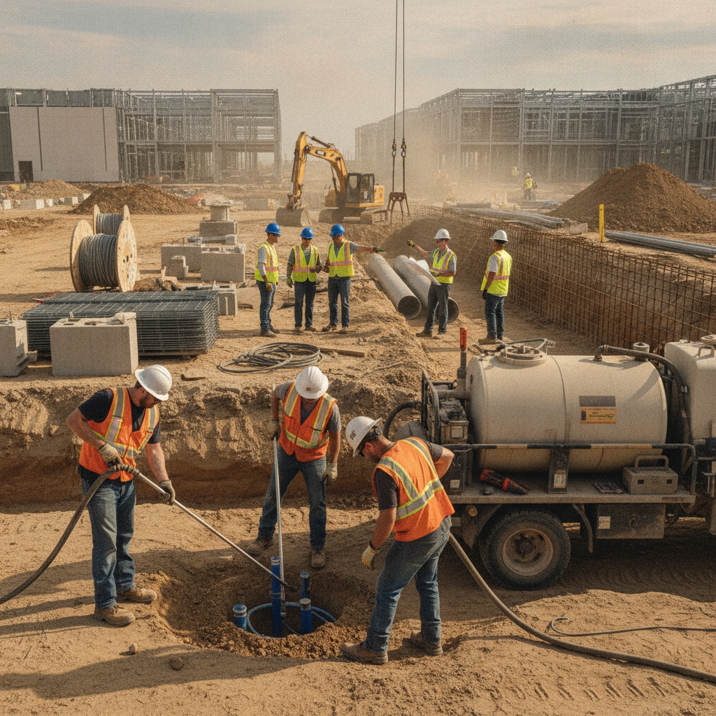 Resolving Utility Conflicts in Data Center Construction