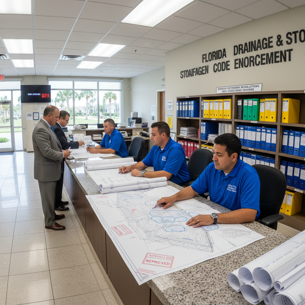 Differences in Drainage Code Enforcement by County