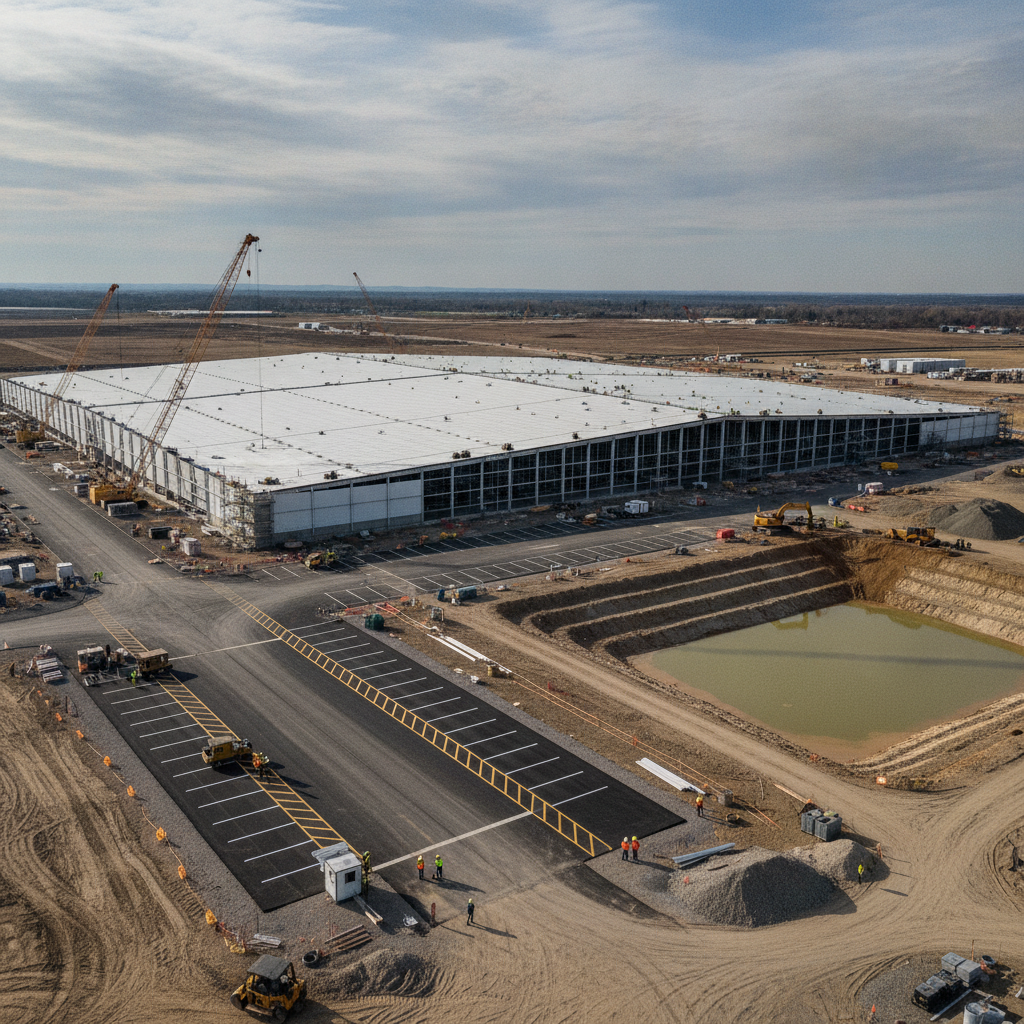 Data Center Site Coverage and Impervious Surface Planning