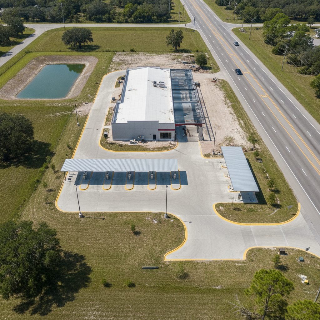 Case Study: Site Development, FDOT Access and Stormwater Permitting for a Car Wash in Auburndale, Florida