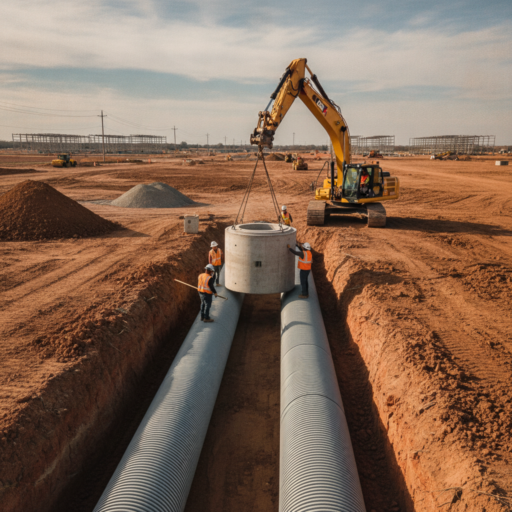 Designing Resilient Stormwater Pipe Networks for Data Center Campuses