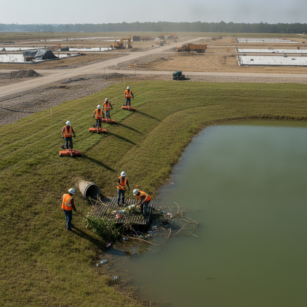 Data Center Stormwater Pond Maintenance: Best Practices for Mission-Critical Infrastructure