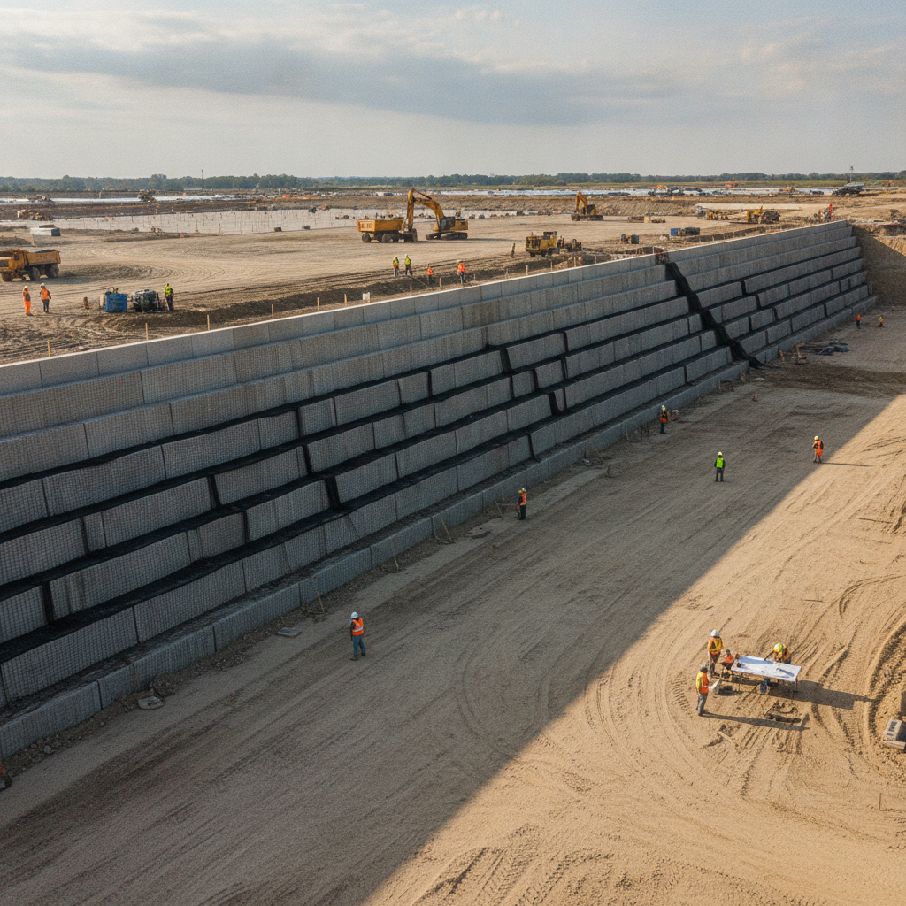Engineering Retaining Walls for Mission-Critical Data Center Sites