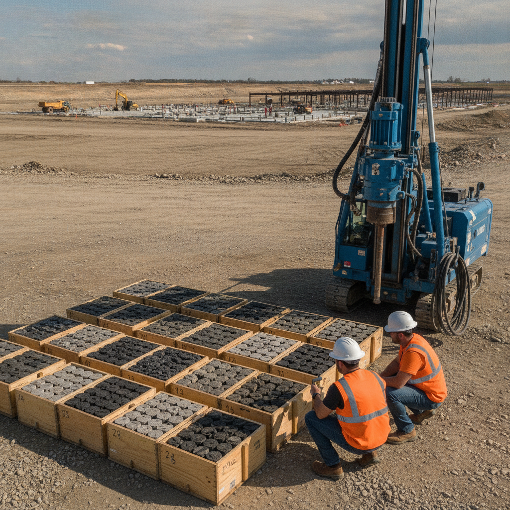Rock Coring for Data Center Foundation Design