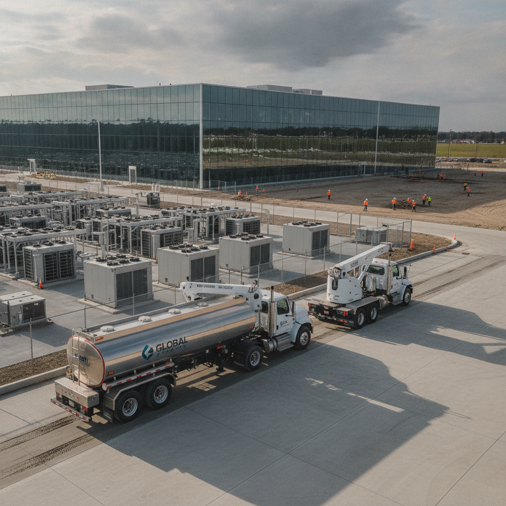 Heavy-Duty Parking and Service Areas for Data Center Vehicles