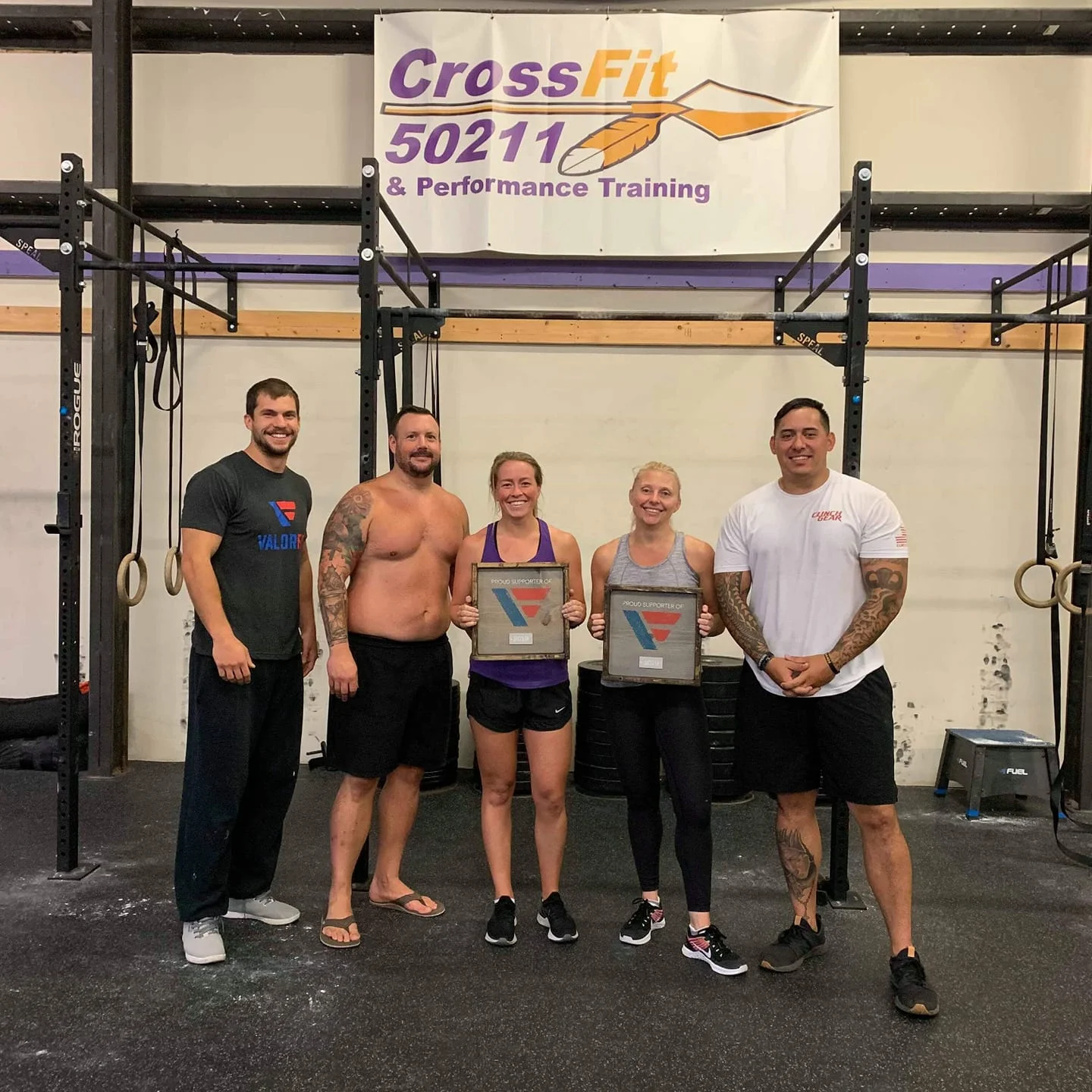 Yesterday morning we were able to say thank you to Natalie and Tracy for their donations to @ValorFit . They both extended their hand by purchasing our apparel and then offered to be donors, and for that we are grateful. They both get to see what takes place with veterans inside of CrossFit 50211, and we were able to share a little more about what takes place outside of the gym to help put veterans and their families in a better position. We are truly grateful for everyone who donates to help us with our mission. No one has to fight alone. Thank you to everyone who has supported us and continues to support us!