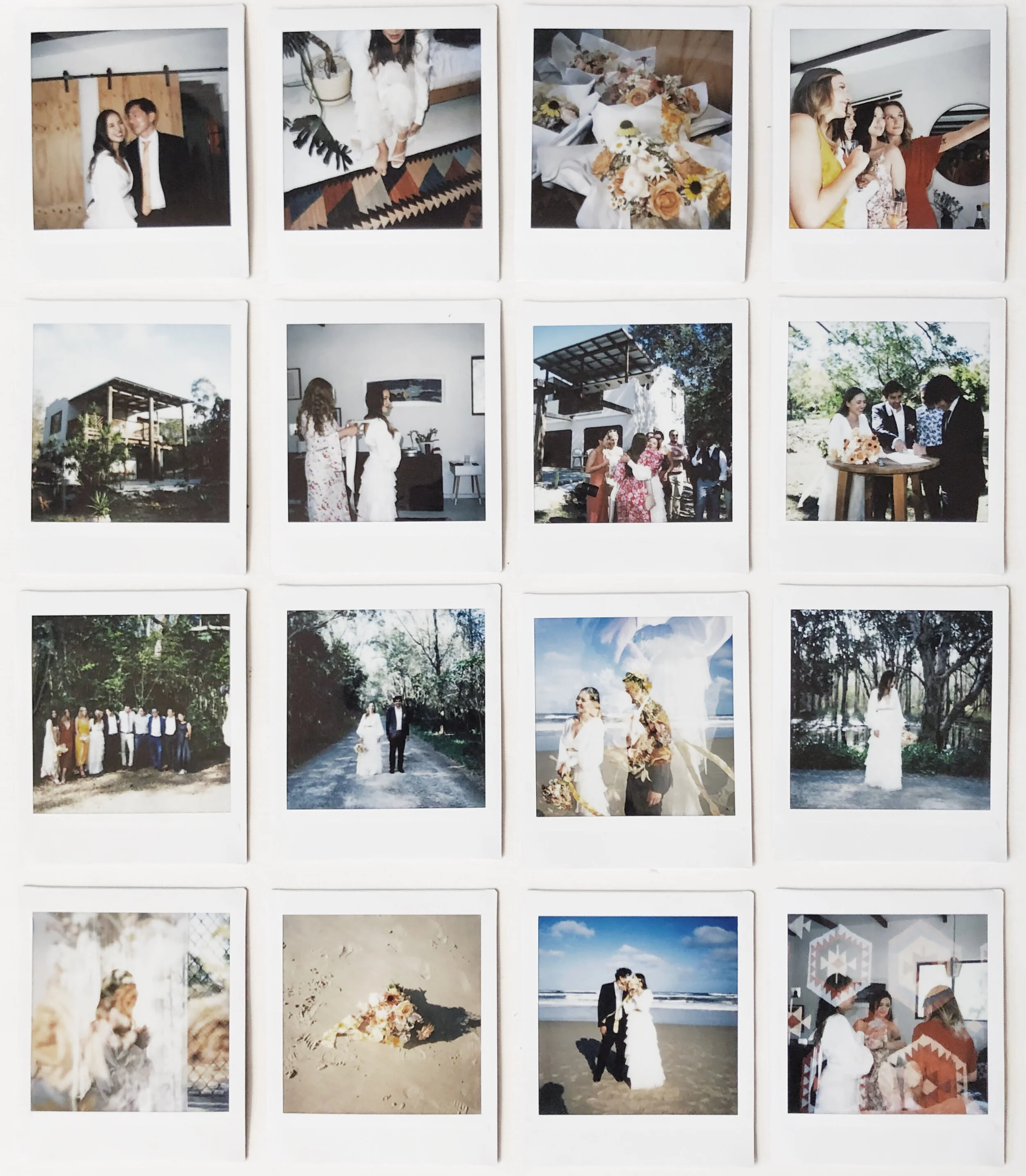 A Wedding on Instant Film!