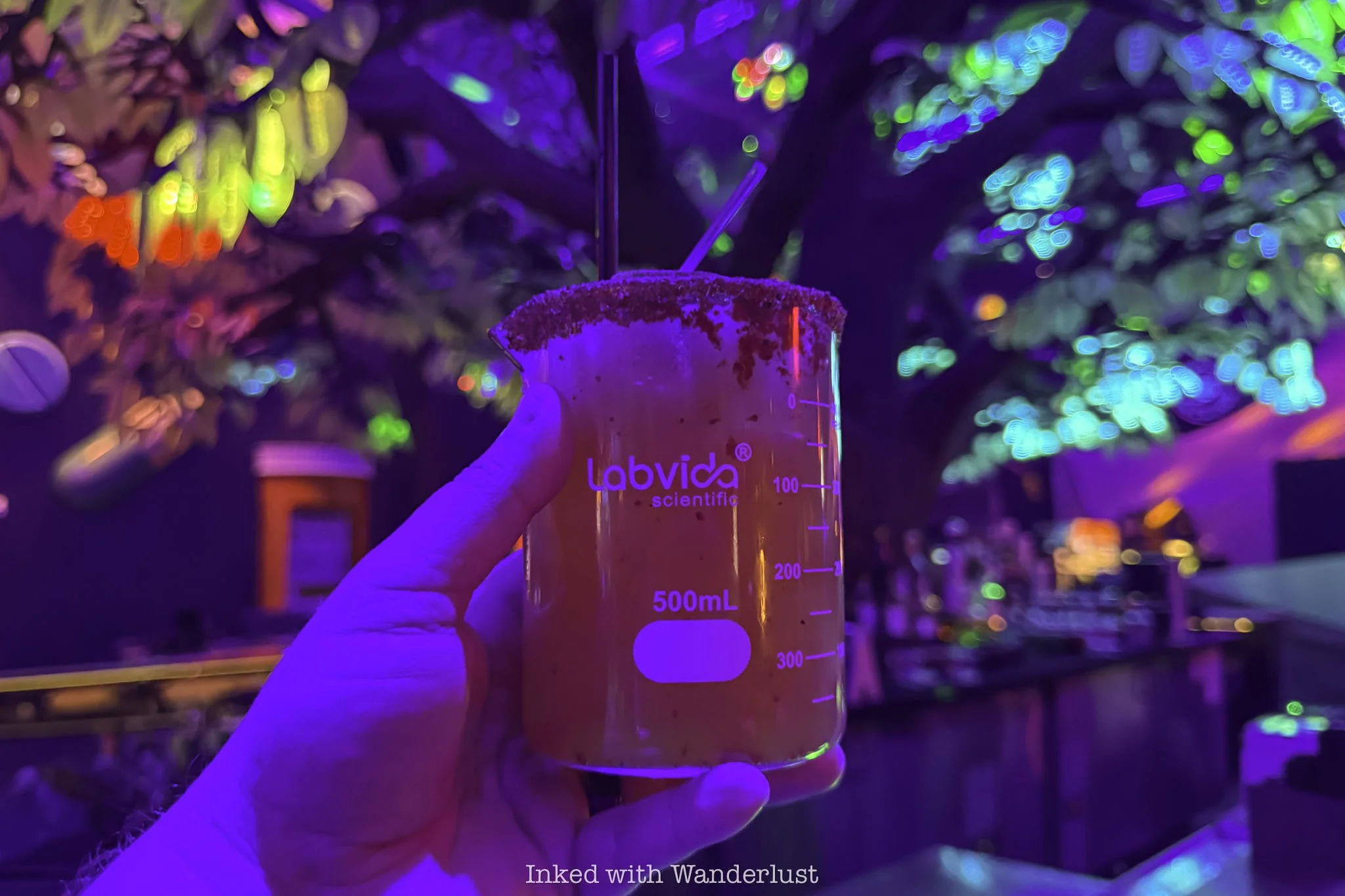A cocktail served at Oddwood Bar in Area 15.