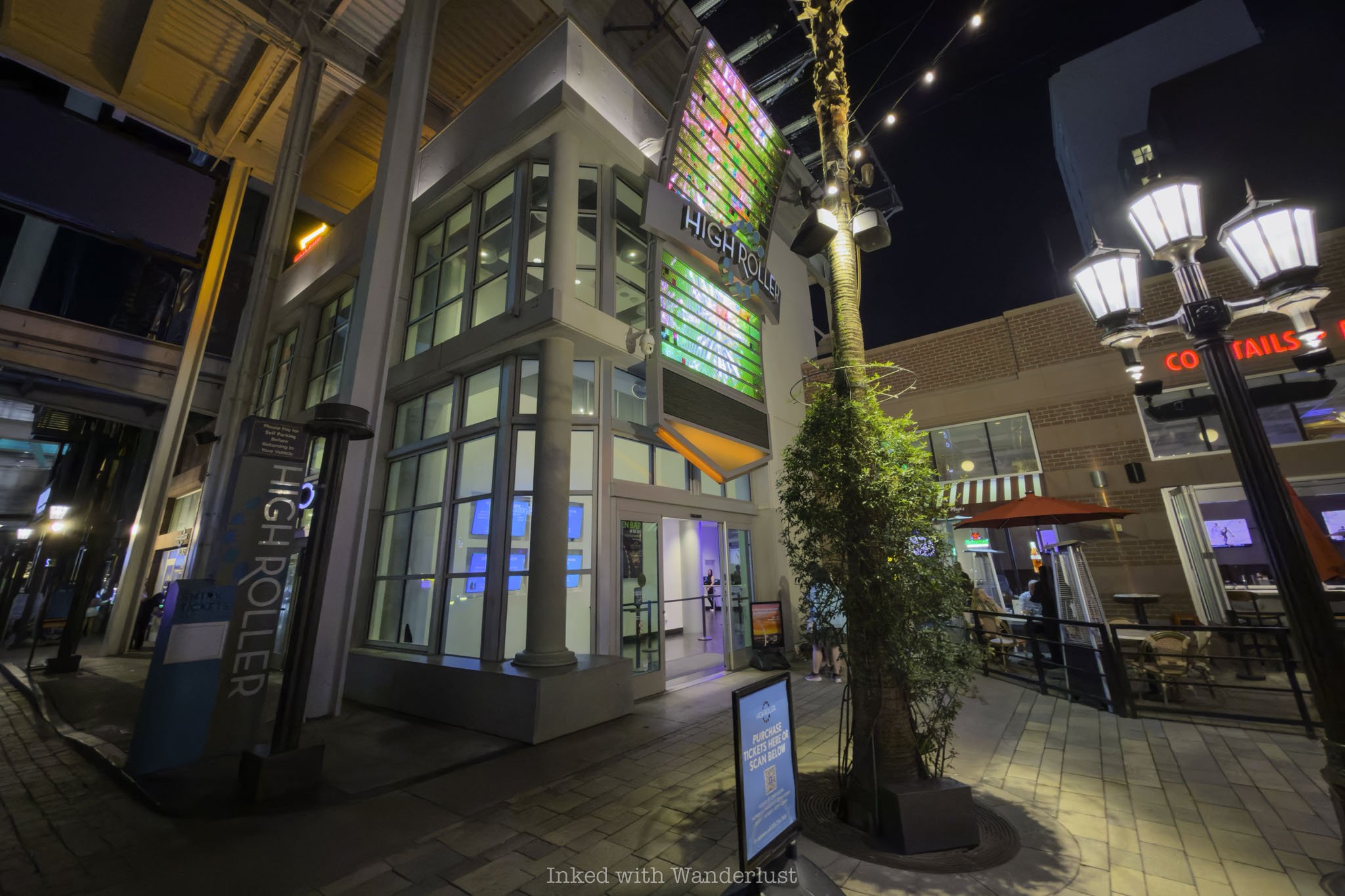 The entrance to High Roller at the Linq Promenade in Las Vegas.