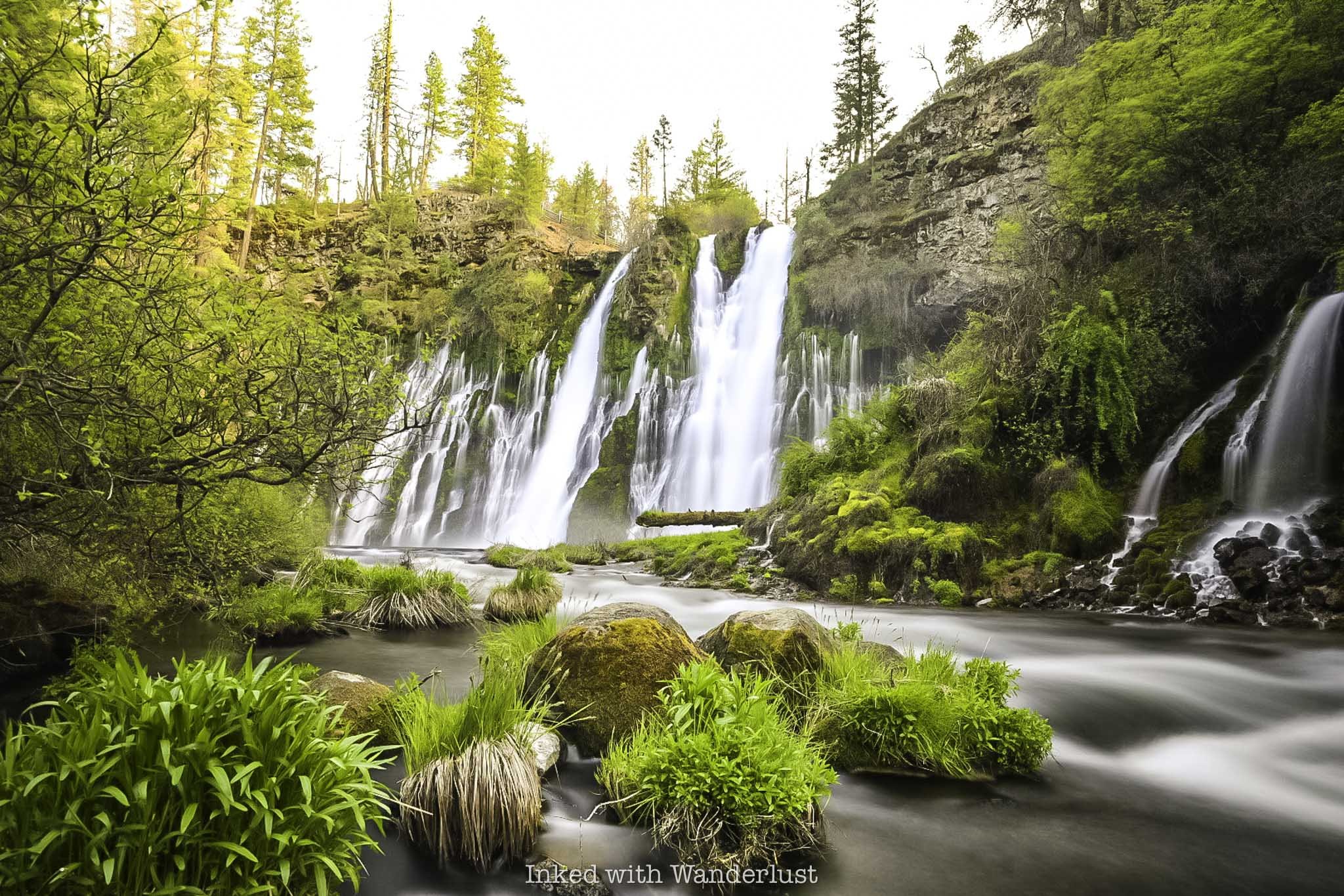 Burney Falls as viewed from the Burney Falls Loop Trail.
