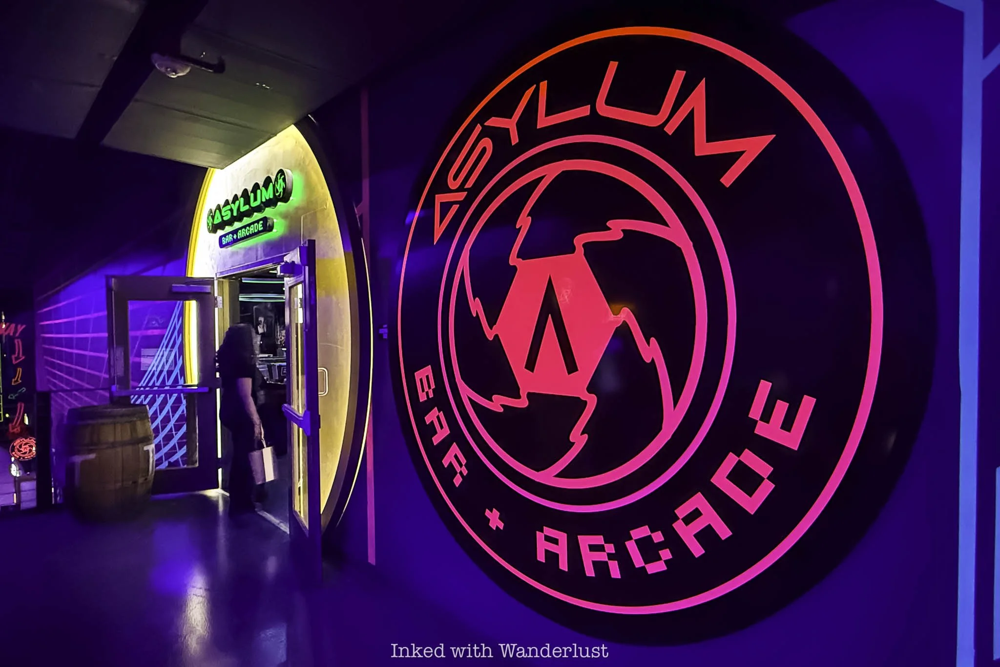 The entrance to an attraction at Area 15 in Las Vegas.
