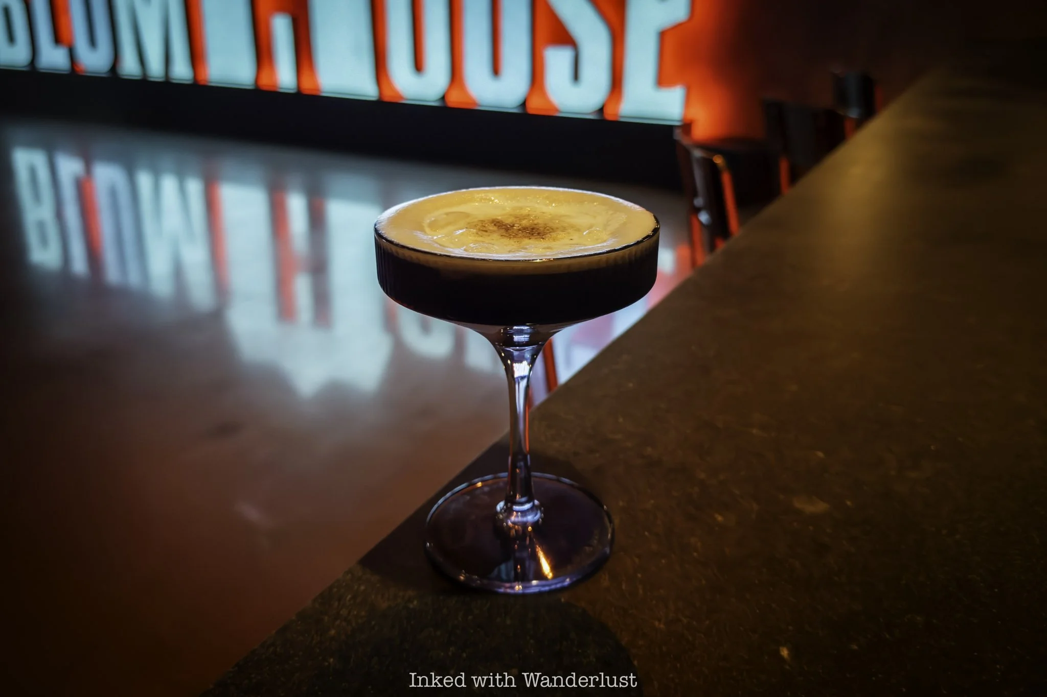 The Phantom Espresso Martini at Premiere House in Universal Horror Unleashed.