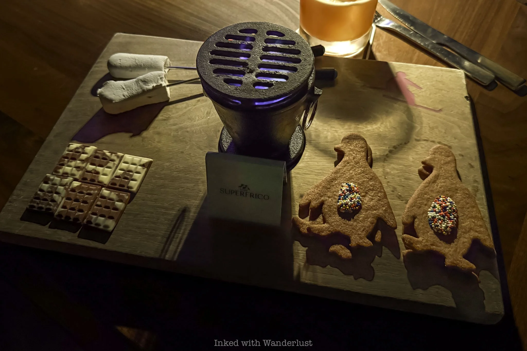 The s'mores mountain campfire kit at Ski Lodge Las Vegas.