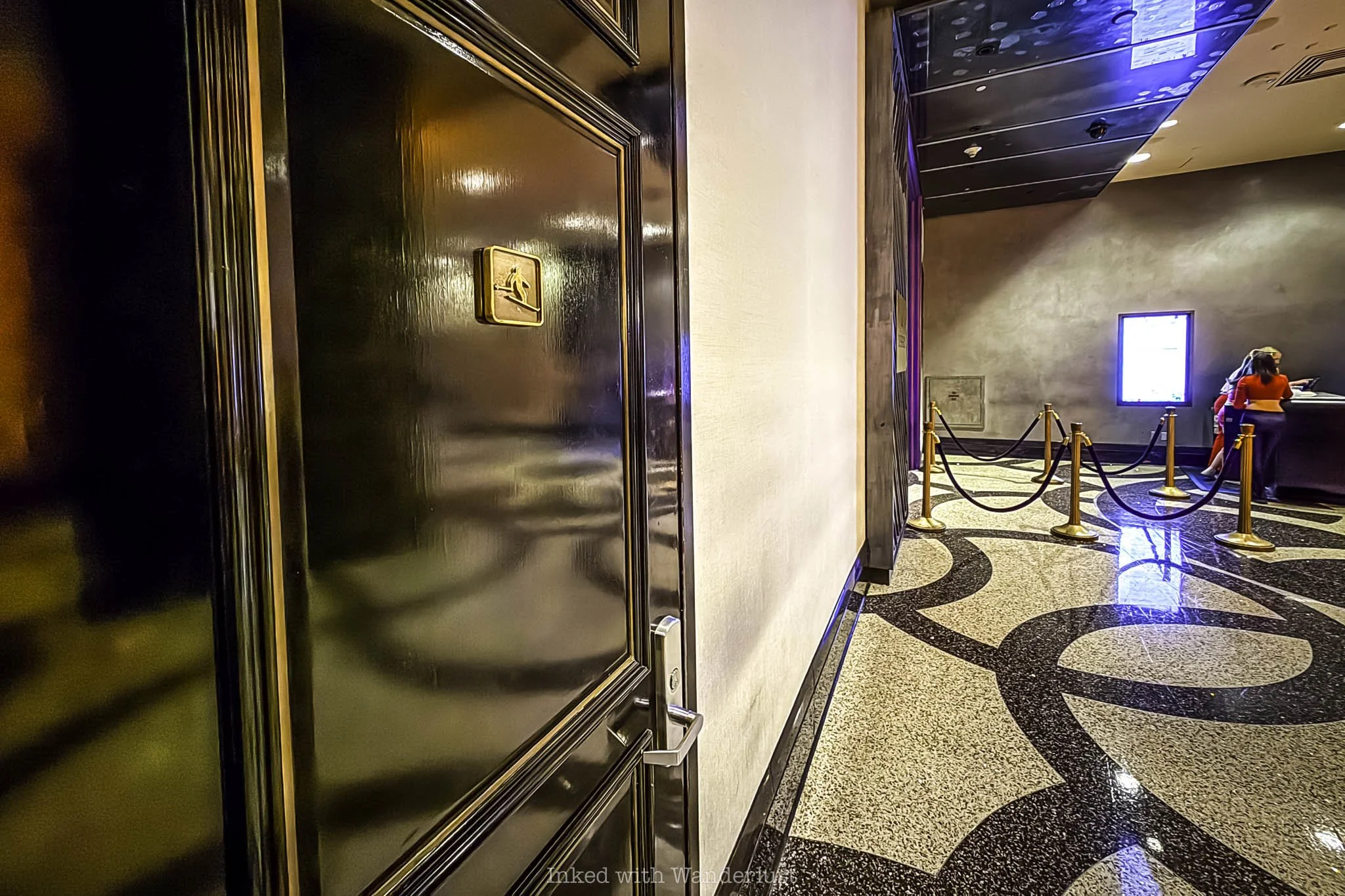 The front door to Ski Lodge speakeasy in Las Vegas.