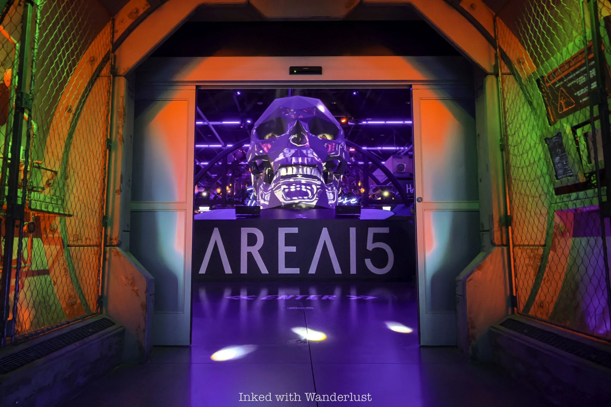 The entrance into Area 15 in Las Vegas.
