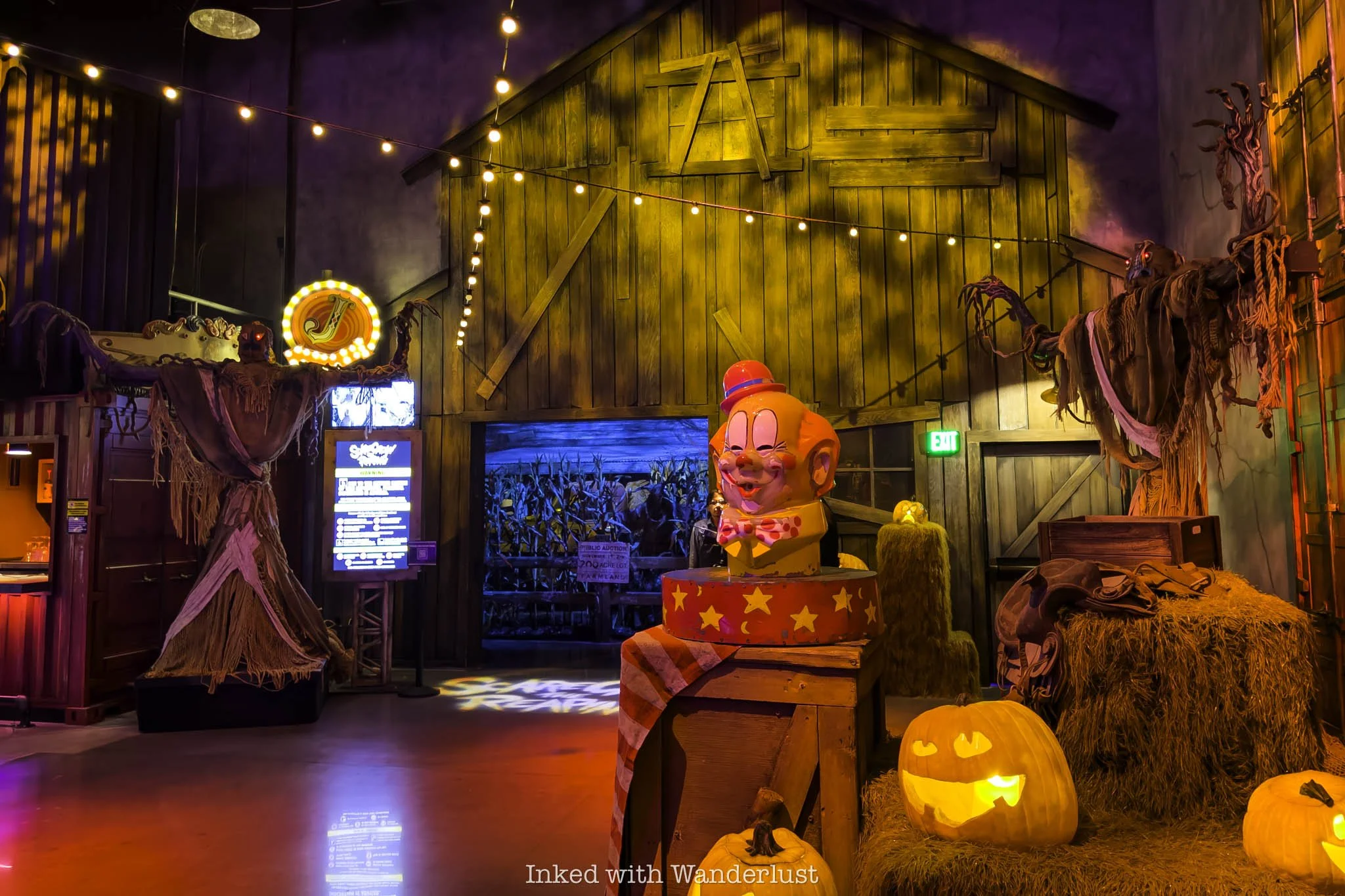 The Scarecrow The Reaping haunted house at Horror Unleashed.